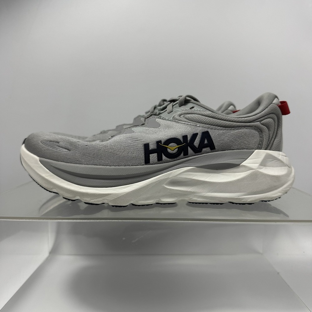 Hoka One One Gaviota 6 Grey Running Stability Shoe 1171932 STLLR Men's Size 8